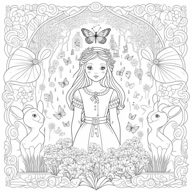 Childrens Storybook Coloring Pages