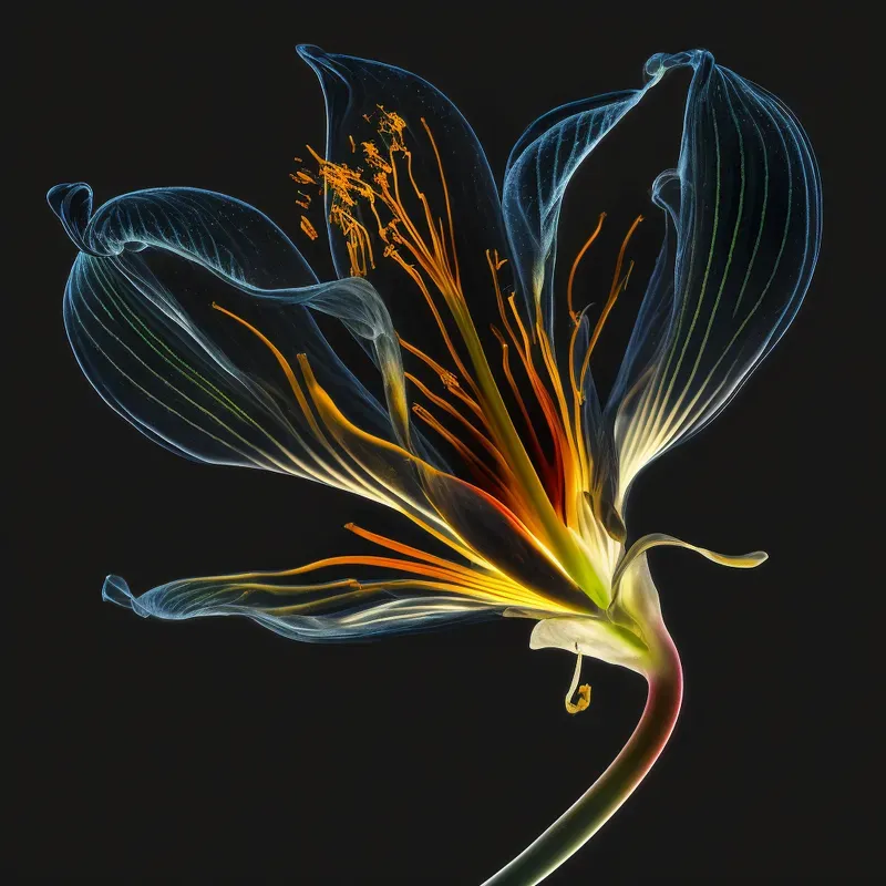 Xray Watercolor Nature Illustrations