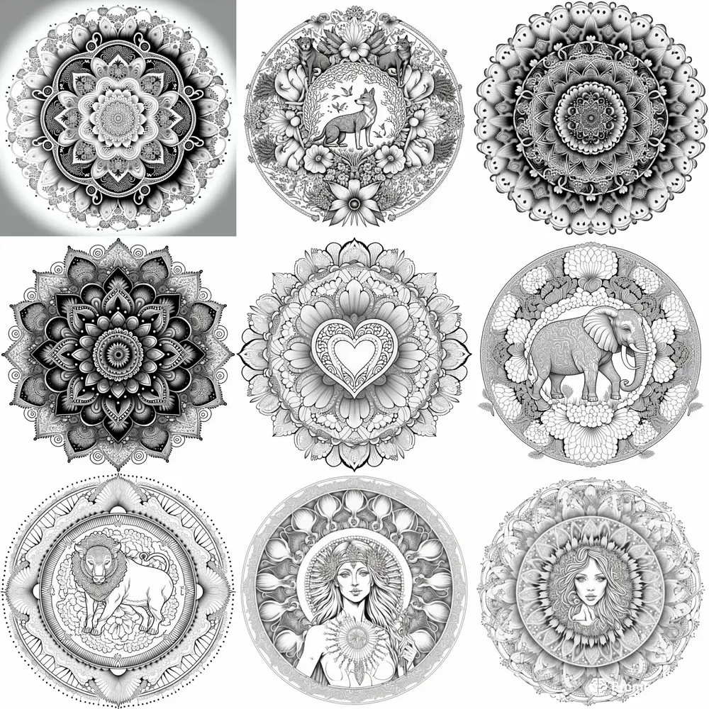 Mandala Magics Unleash Your Creativities W