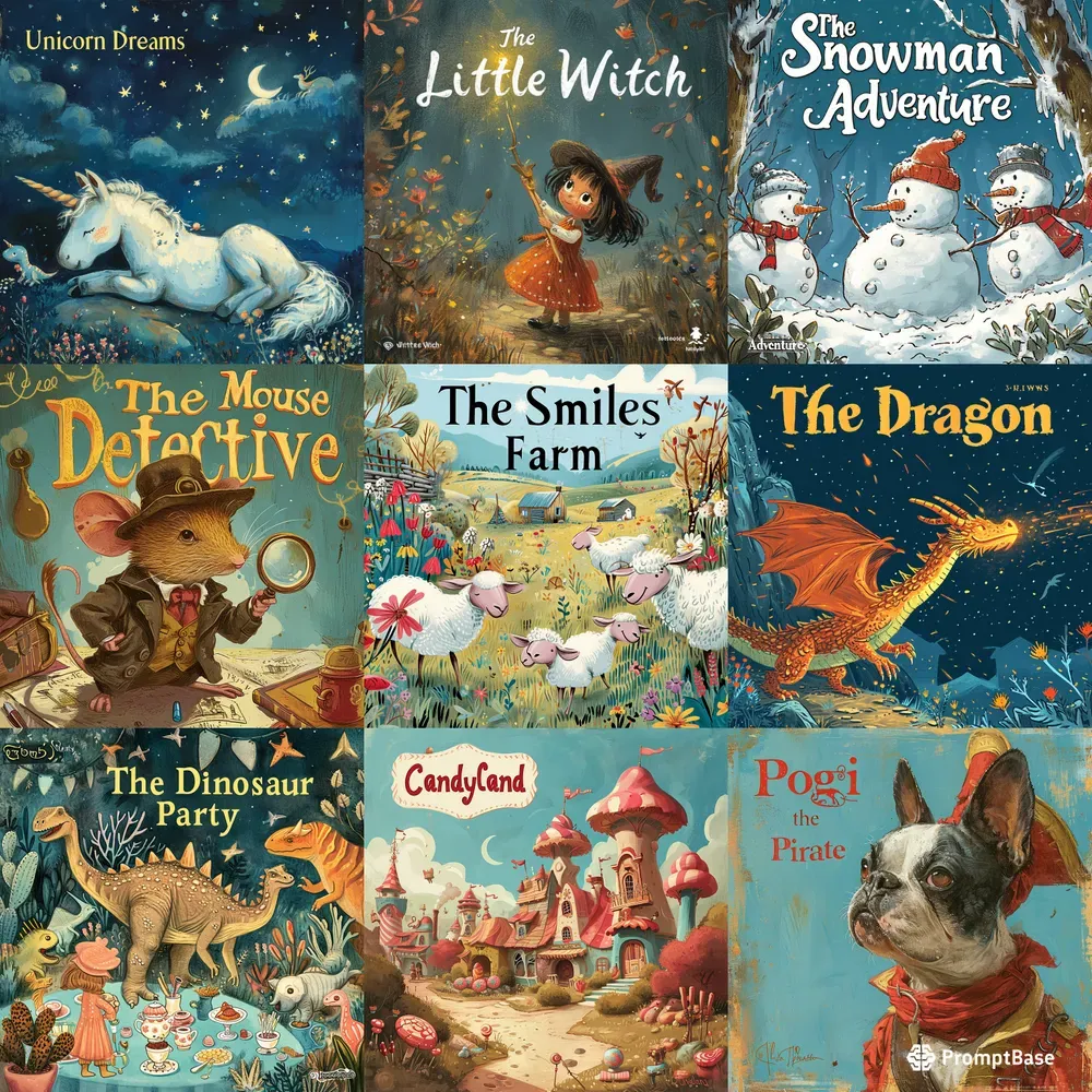 Whimsical Book Covers