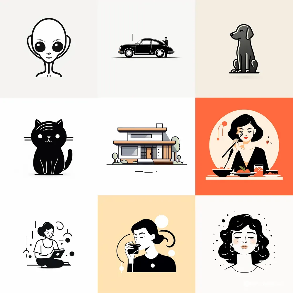 Notion Style Illustrations