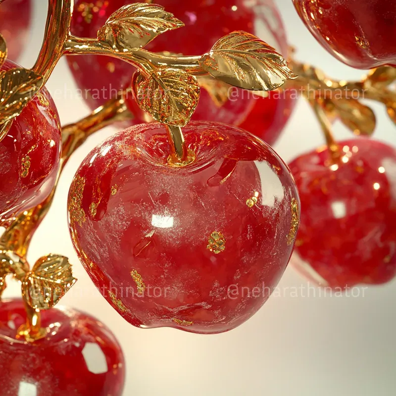 Jade Sculptures With Gilded Accents