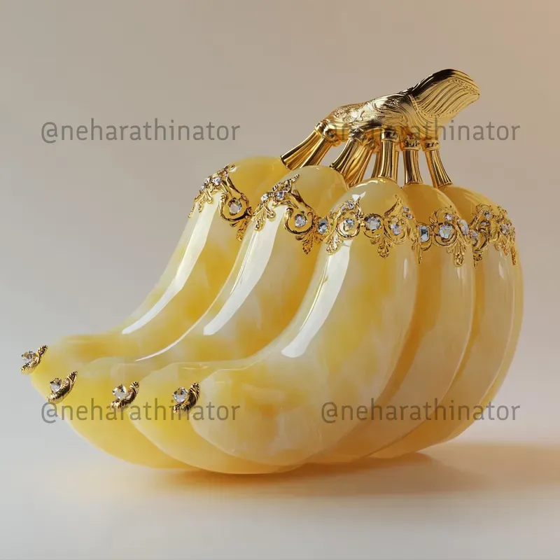 Jade Sculptures With Gilded Accents