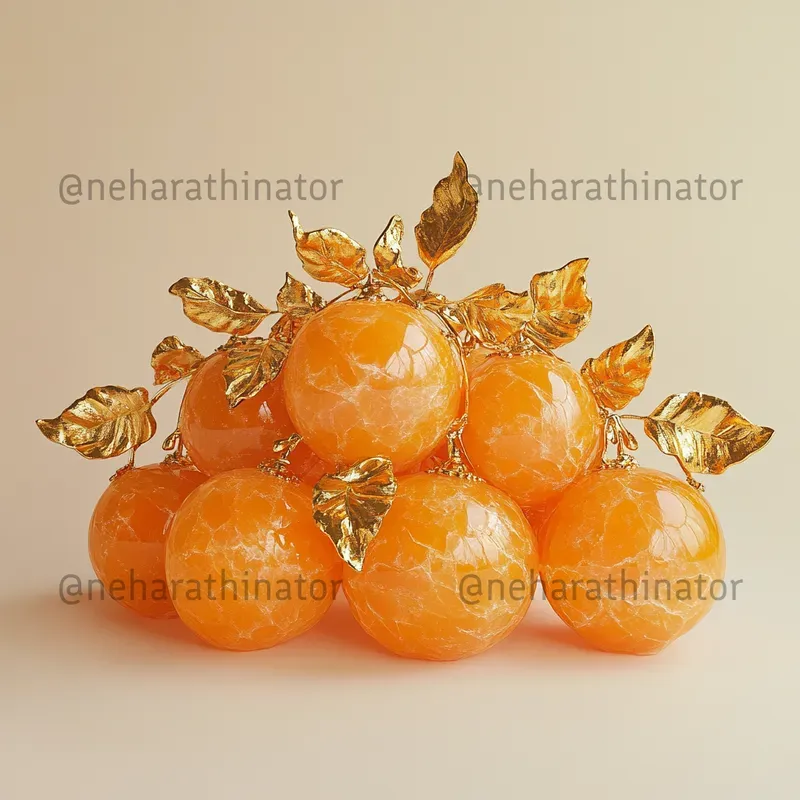 Jade Sculptures With Gilded Accents