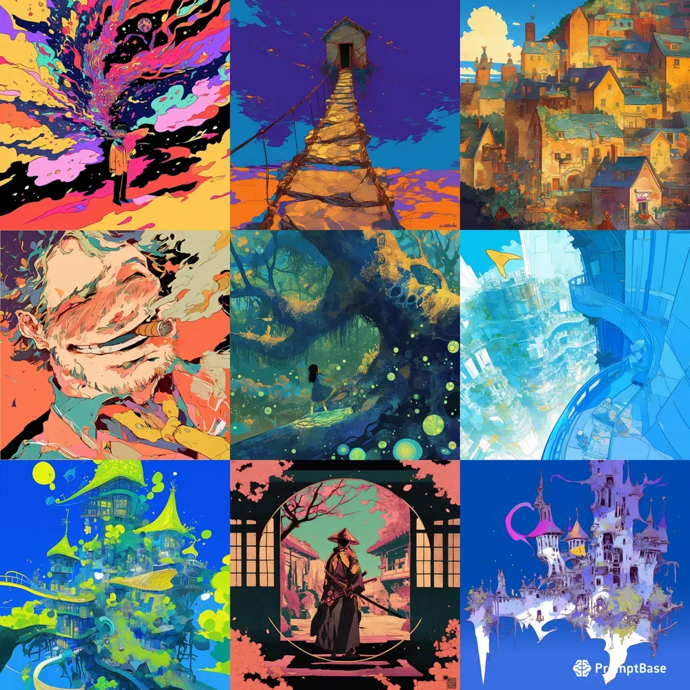 Distorted Anime Magics