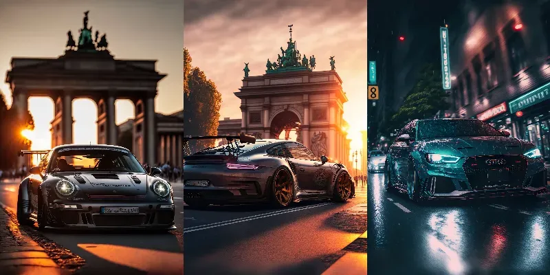 Photo Realistic Sportcar Artworks generated by undefined