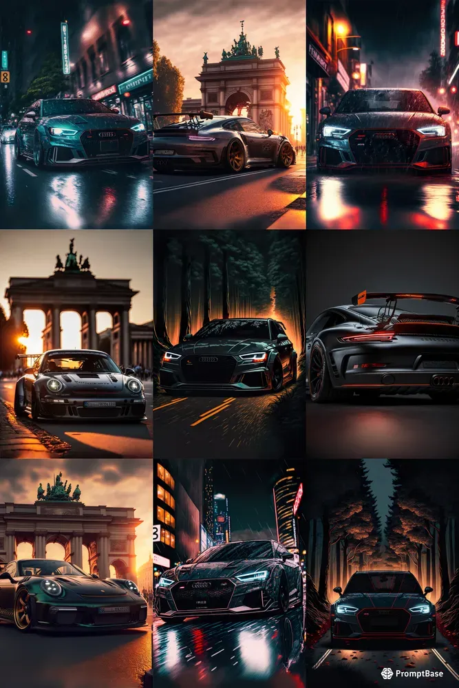 Photo Realistic Sportcar Artworks