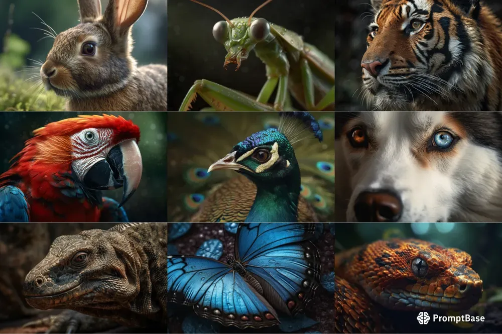 Macro Wildlife Photographs