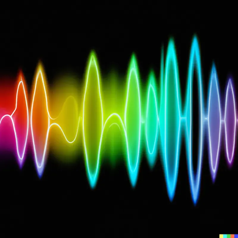 Colourful Sound Waves