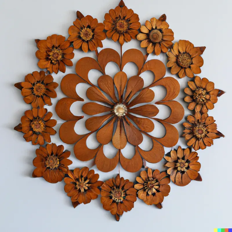 Mandala Wood Art