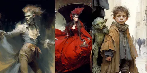 Victorian Fantasy Art generated by midjourney