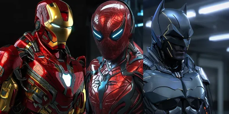 Futuristic Superhero Suits generated by undefined