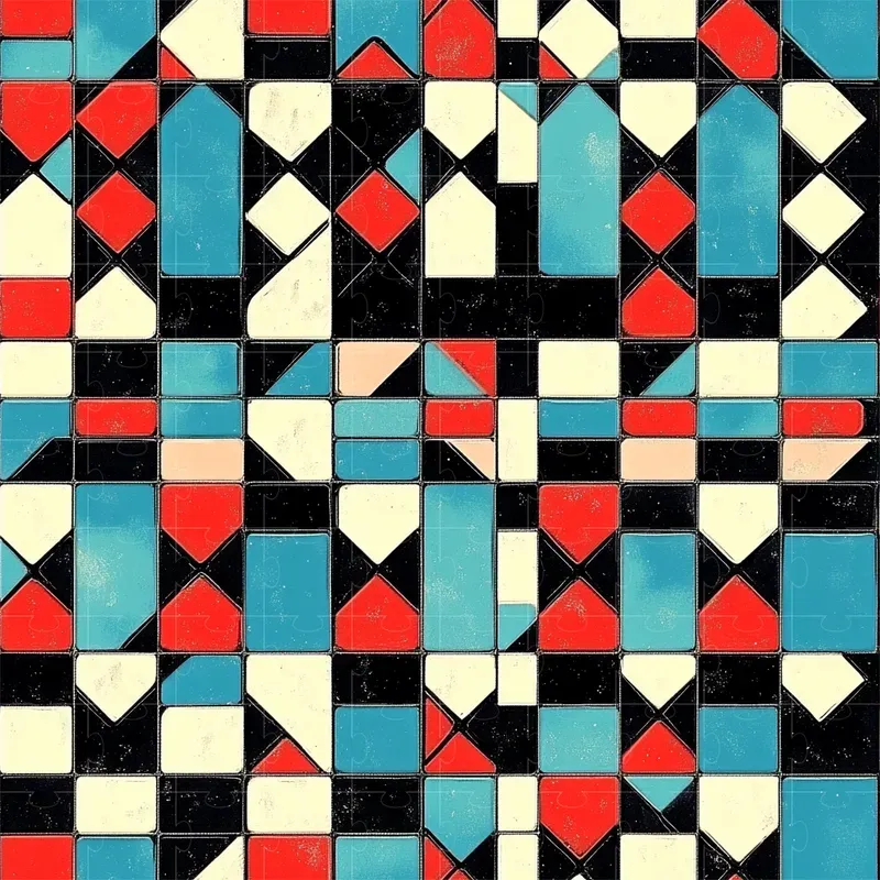 Retro 1950s Tile Patterns