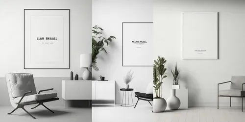 Mockups For Canvas Prints And Posters generated by midjourney
