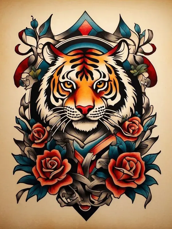 American Traditional Old School Tattoos
