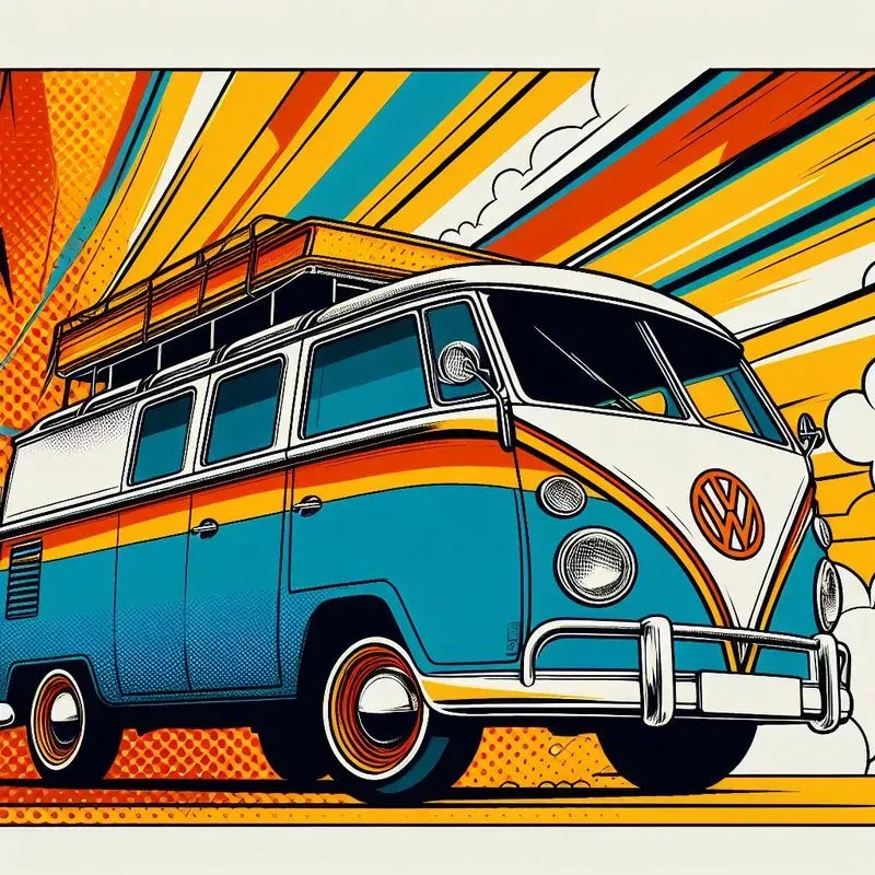Retro Cartoon Style Poster Illustrations