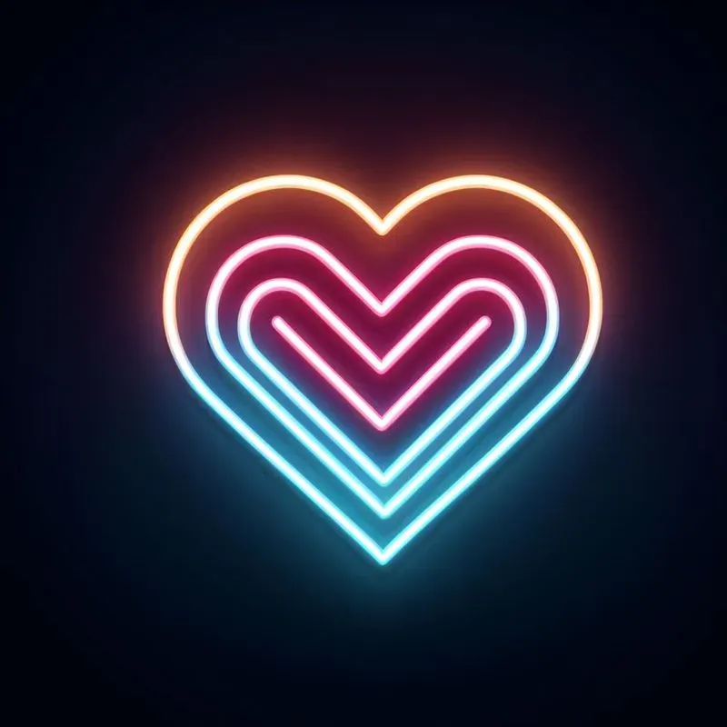 Vibrant Neon Glow Illustrations