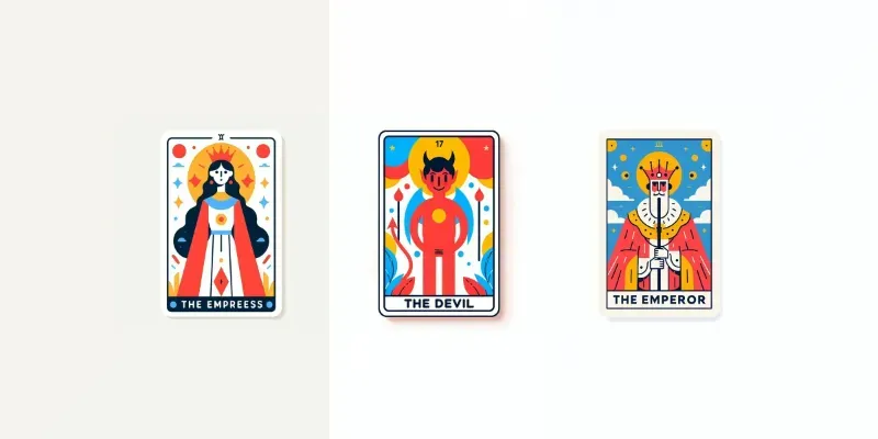 Fun Tarot Cards generated by undefined