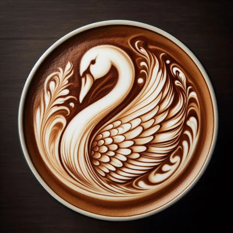 Elegant Latte Art Designs