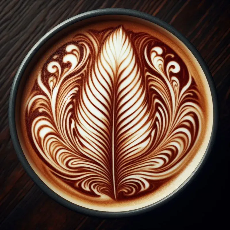 Elegant Latte Art Designs