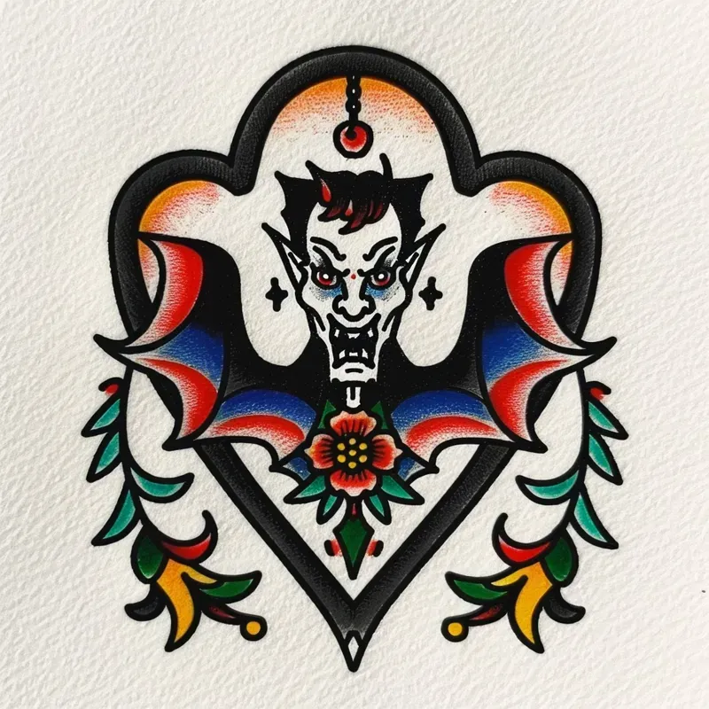 American Traditional Flash Tattoos