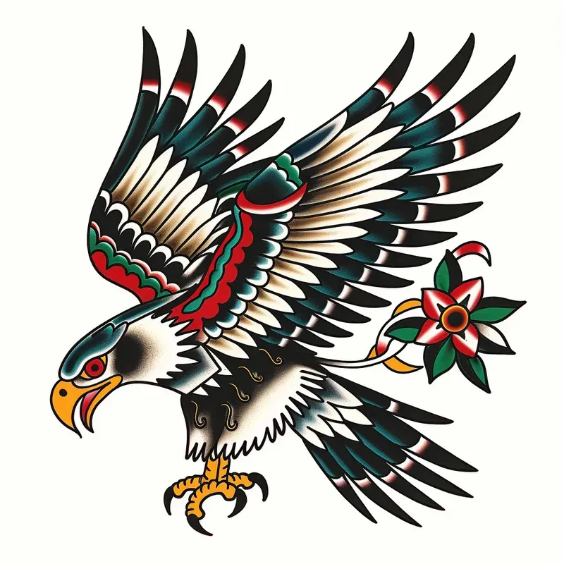 American Traditional Flash Tattoos