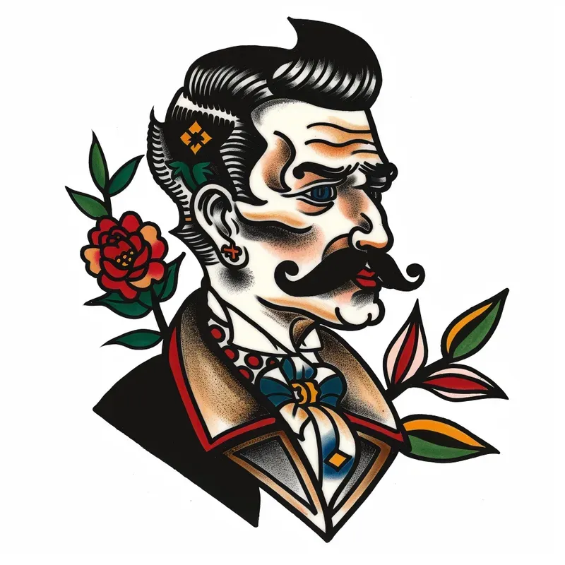 American Traditional Flash Tattoos