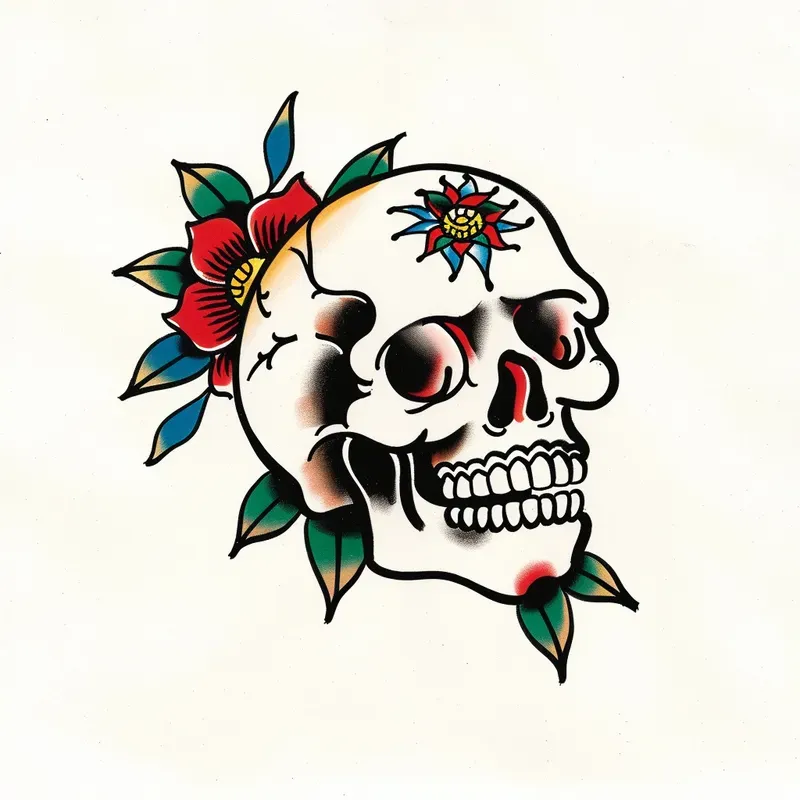 American Traditional Flash Tattoos