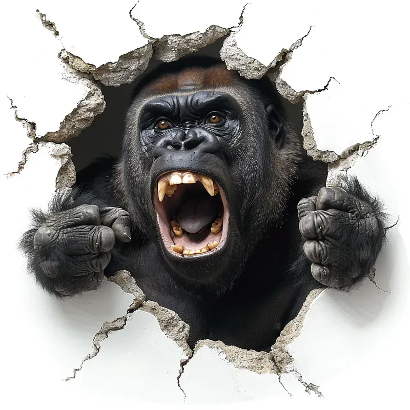 Breaking Through Walls Funny Photos