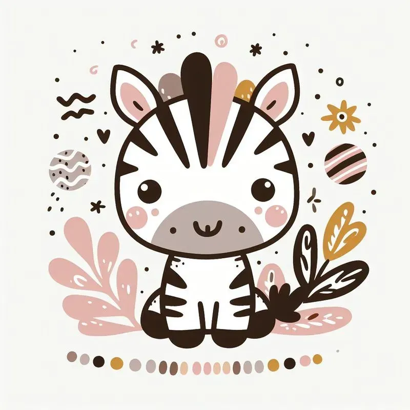 Cute Hand Drawn Boho Animal Doodles
