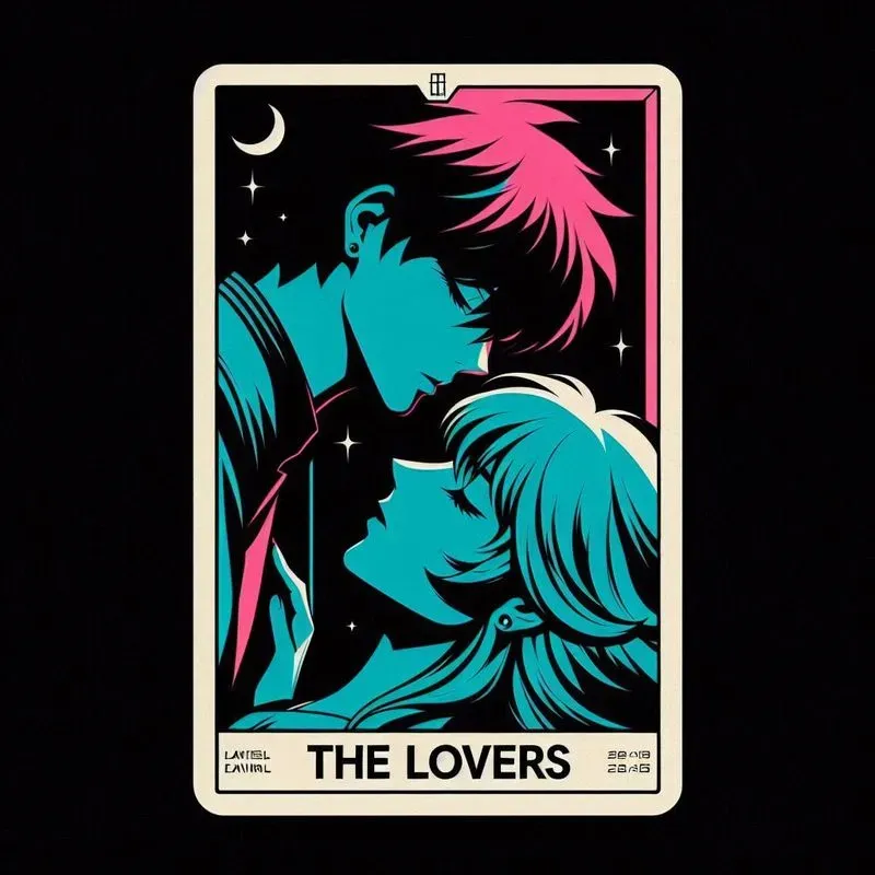 Tarot Cards In Anime Manga Style