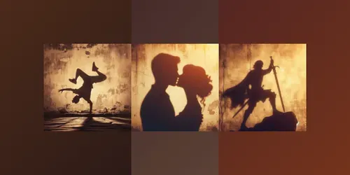 Cinematic Shadow Silhouettes generated by dalle