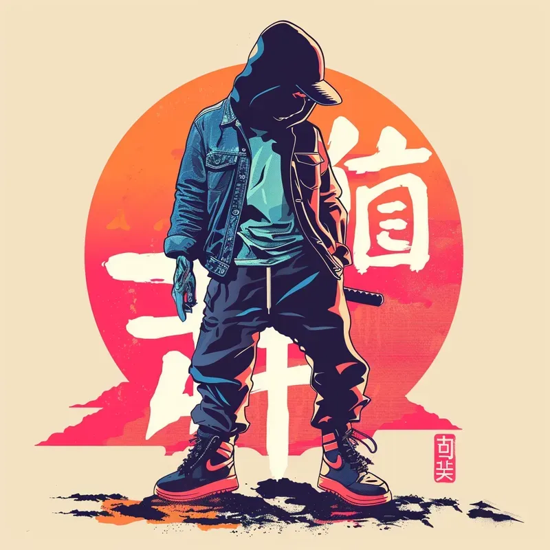 Retro Anime Manga Designs For Tshirts