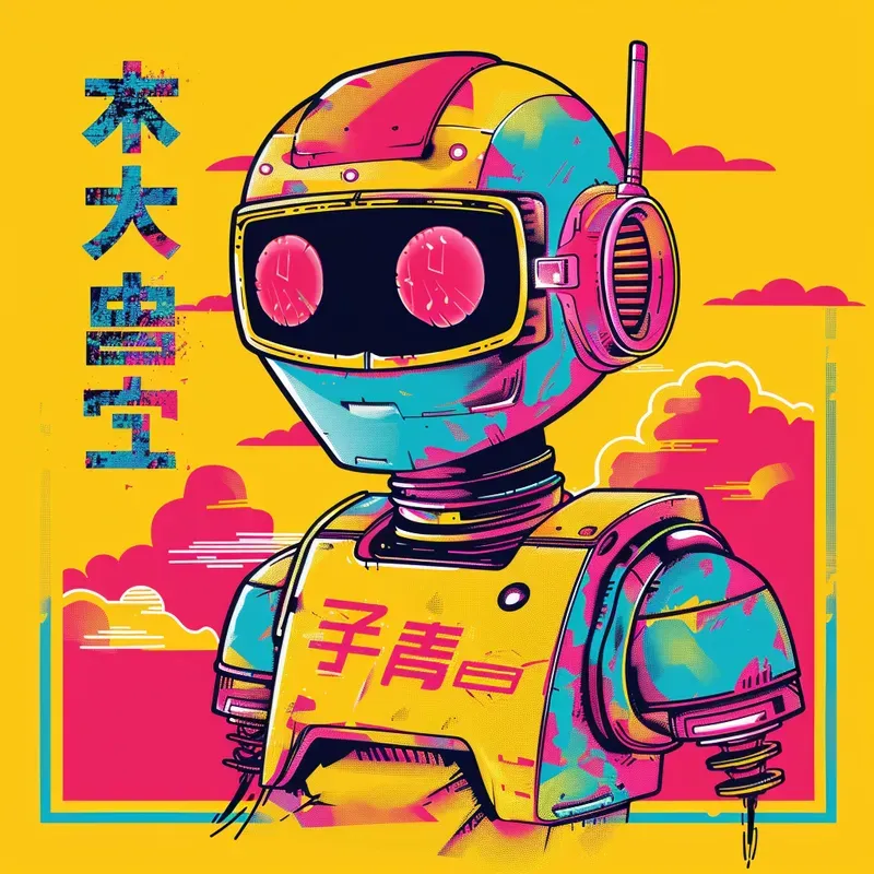 Retro Anime Manga Designs For Tshirts