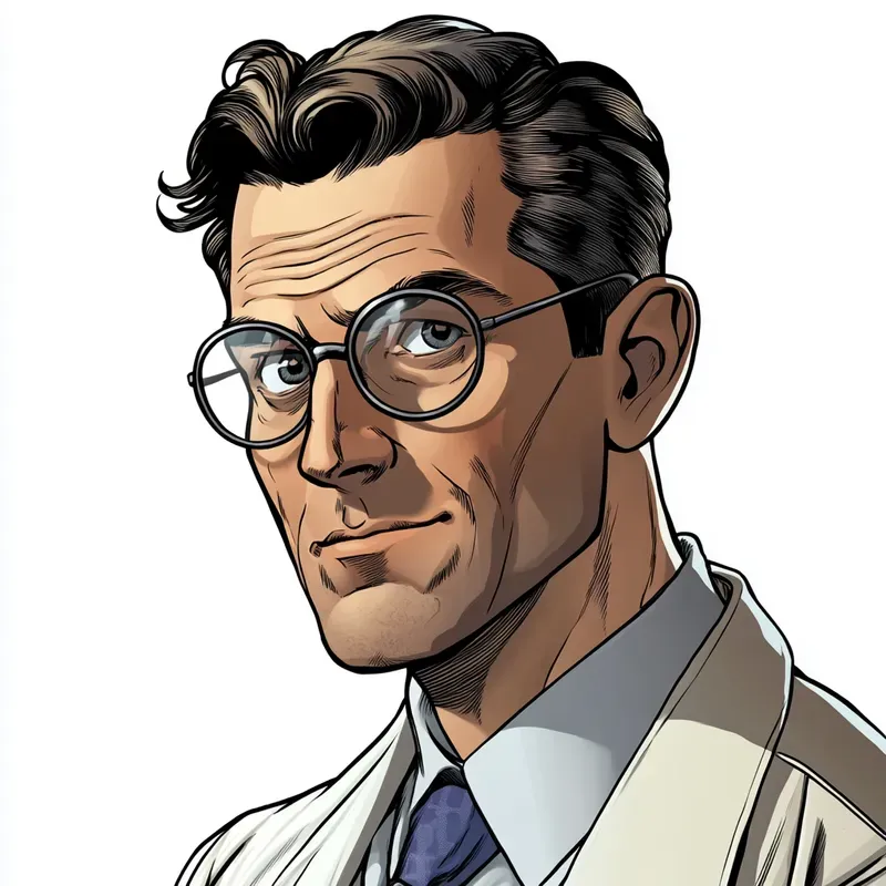 Vintage Comic Character Illustrations