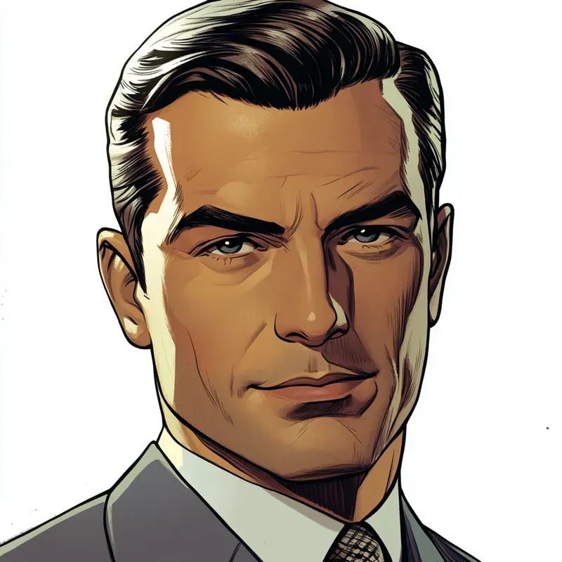 Vintage Comic Character Illustrations