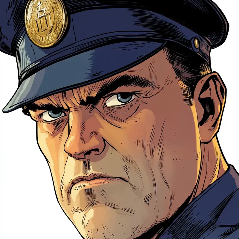 Vintage Comic Character Illustrations