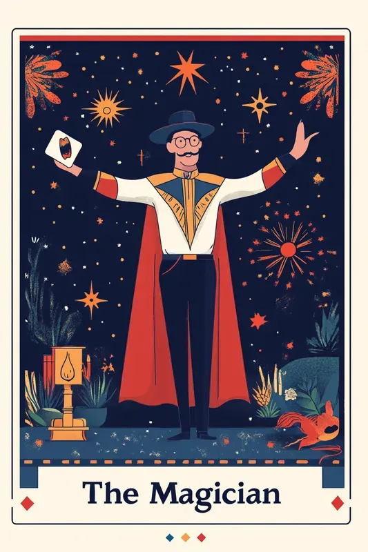 Fun Illustrative Fantasy Tarot Cards