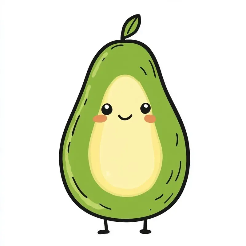 Adorable Food Cartoon Doodles