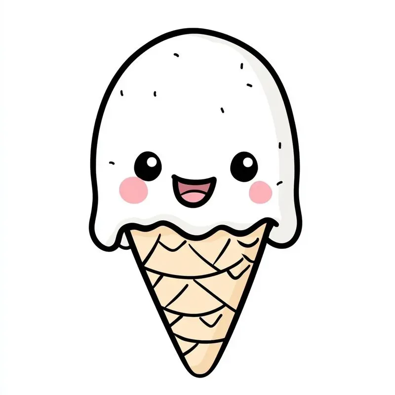 Adorable Food Cartoon Doodles