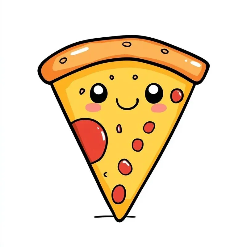 Adorable Food Cartoon Doodles