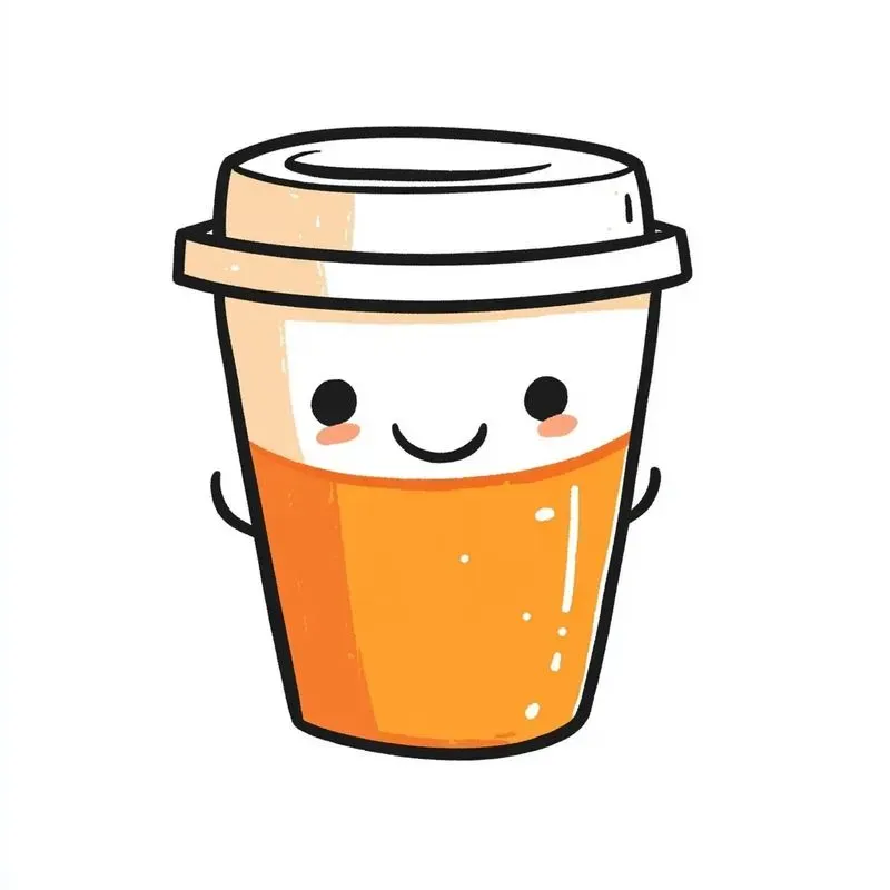 Adorable Food Cartoon Doodles