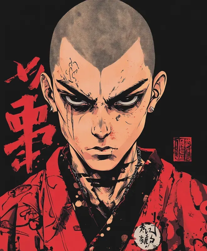 Japanese Anime Manga Tshirt Designs