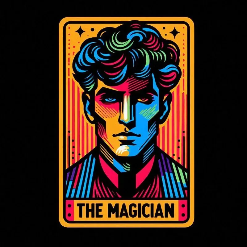 Vibrant Pop Art Tarot Cards