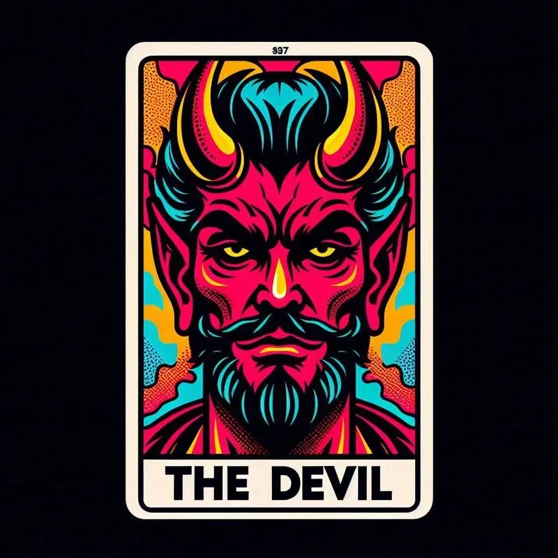 Vibrant Pop Art Tarot Cards