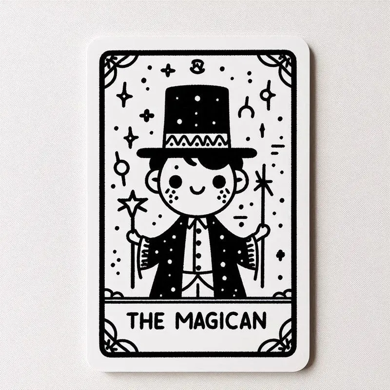 Handdrawn Doodle Tarot Cards