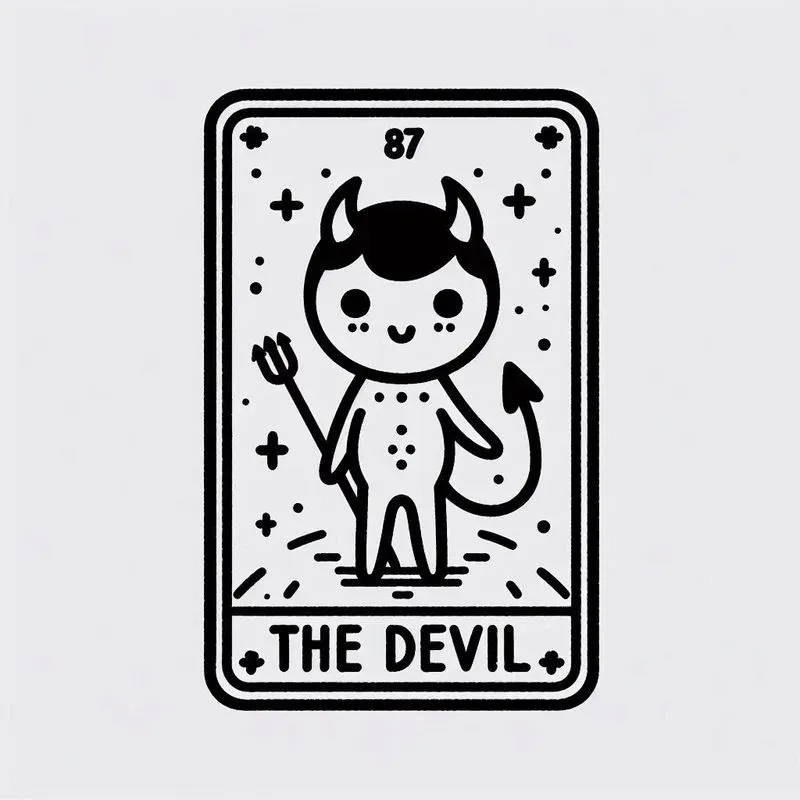 Handdrawn Doodle Tarot Cards
