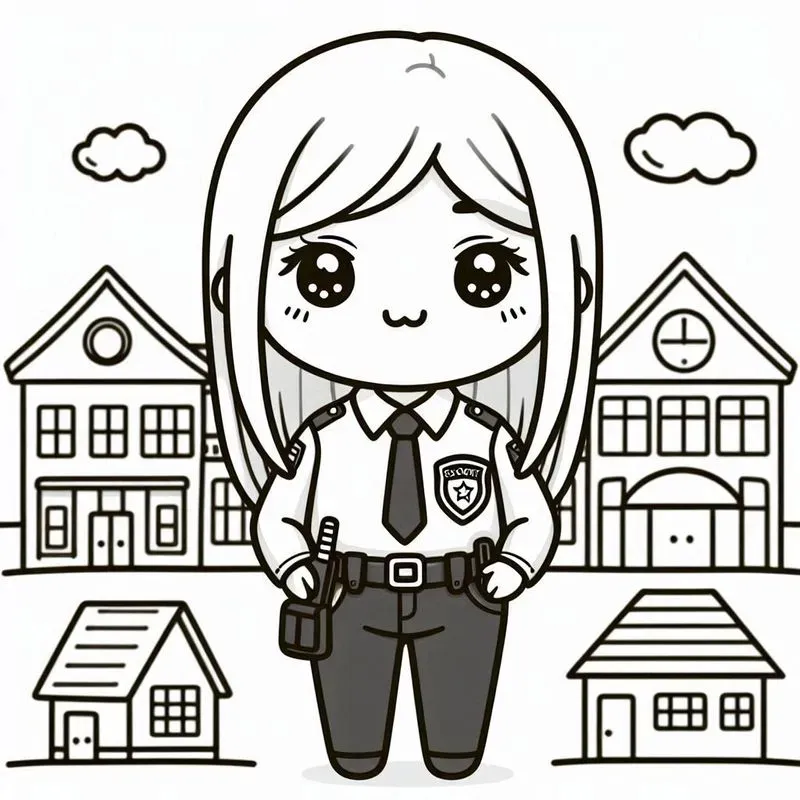 Cute School Coloring Book Pages