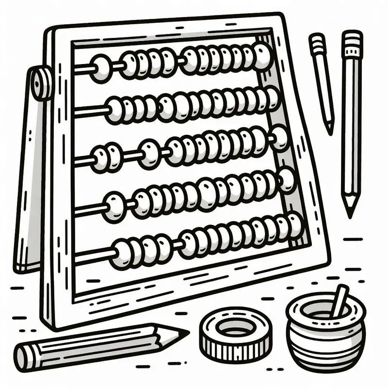 Cute School Coloring Book Pages