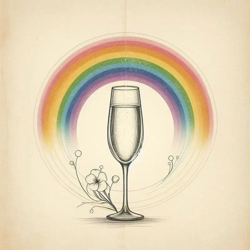 Retro 70s Vintage Rainbow Illustrations